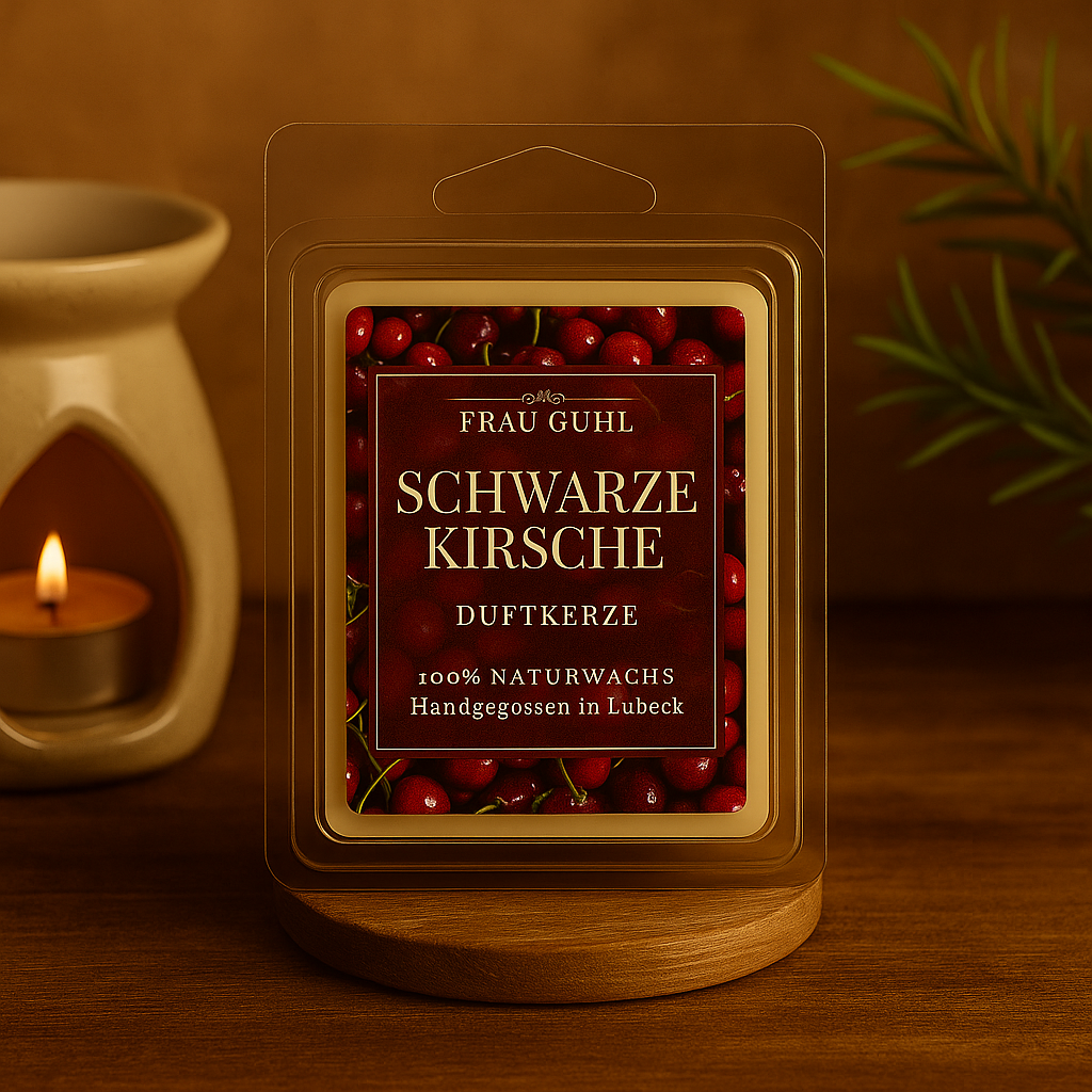 Duftbundle mit Lampe – Vanille & Schwarze Kirsche + Karte