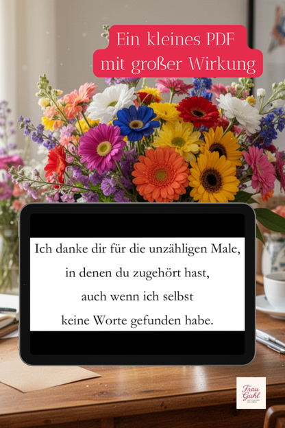 Danke, Mama - 30 Botschaften voller Liebe - PDF Sofort Download