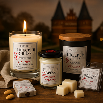 Duftkerze - Lübecker Gruss (Marzipan) 200g